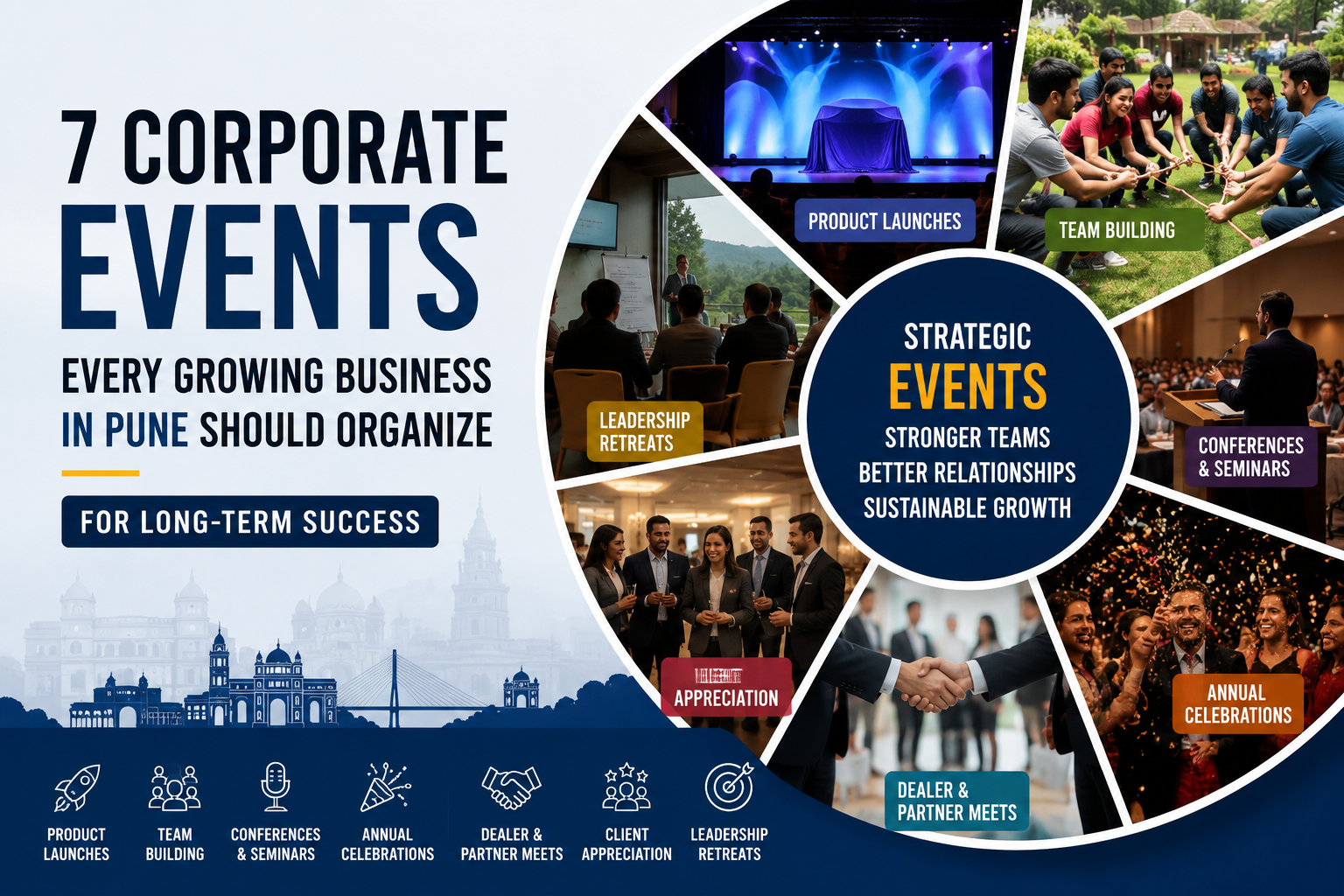 7 Corporate Events Every Growing Business in Pune Should Organize for Long-Term Success